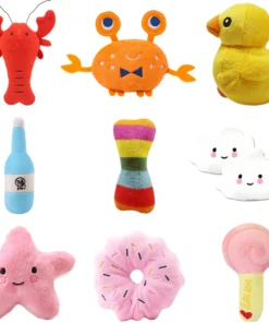 Cute Puppy Dog Cat Squeaky Toy