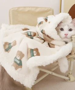 Autumn Winter Pet Dog Clothes Cloak Blanket Sweaters