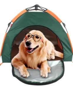 Pet Tent Portable Automatic Folding Teepee Dog Bed House