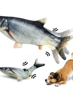 Dog Fish USB Charging Electric Floppy Pet Chew Toys