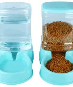 Cat Pet Automatic Feeder Drinking Bowl Large Capacity 3.8L