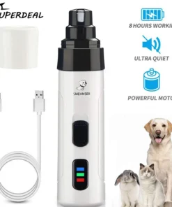 USB Charging Dog Nail Grinders Grooming Trimmer Tools