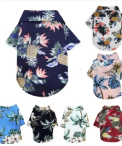 Small and medium-sized dog beach shirt