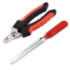 Pet Cat Nail Clipper Cutter With Sickle Stainless Steel Grooming Scissors