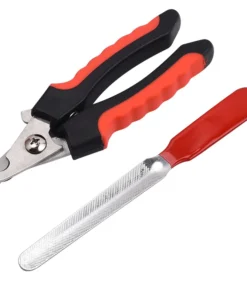 Pet Cat Nail Clipper Cutter With Sickle Stainless Steel Grooming Scissors