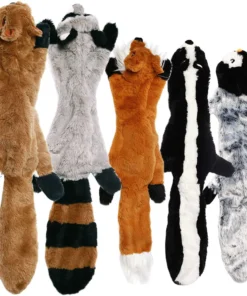 Funny Simulated Animal No Stuffing Dog Toy with Squeakers