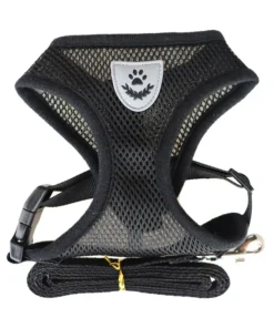 Breathable mesh dog harness Small and medium-sized  & leash