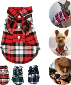 Summer Pet Classic Plaid Shirt for Dogs