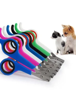 Multicolor Pet Cat Nail Clipper Professional Cutter Stainless Steel Grooming Clippers