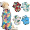 Hawaiian Beach Style Dog T-Shirts