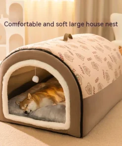 Big Dog Nest Winter Warm House Removable Washable Dogs Bed