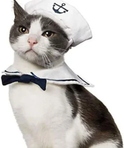 Pet Sailor Costume for Cats Small Dogs Halloween