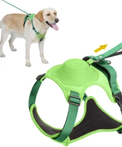 Dog Harness & Retractable Leash